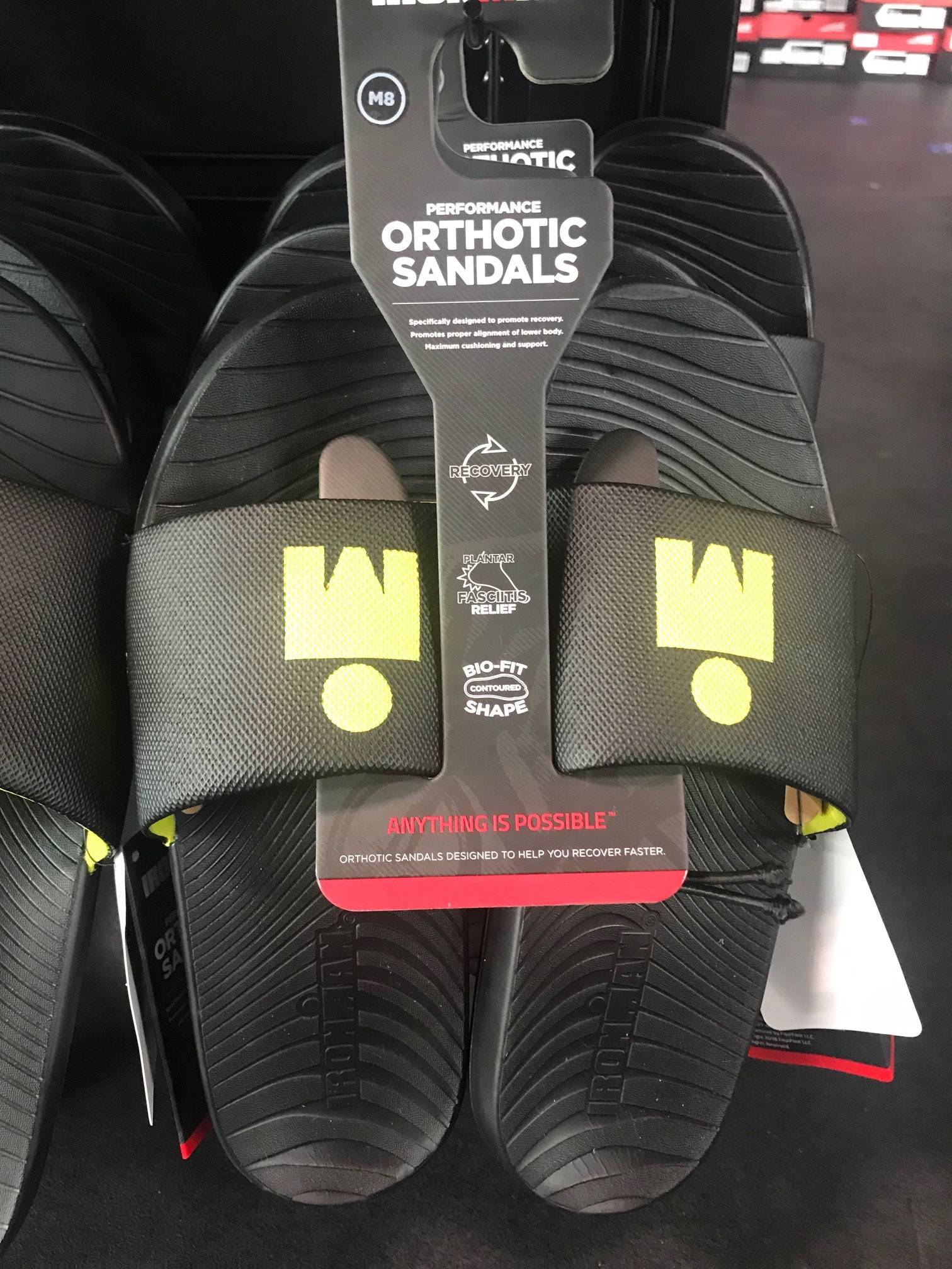 Ironman Black/Citrus Makai Slide 2020