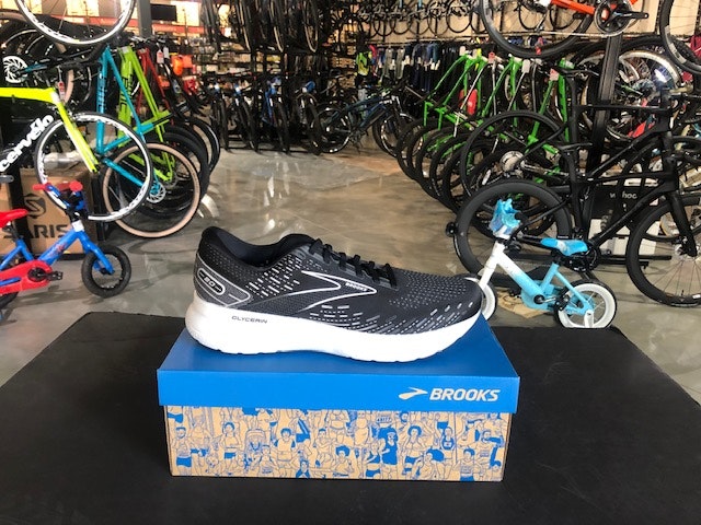 Brooks Mens Glycerin 20 WIDE Black/White/Alloy