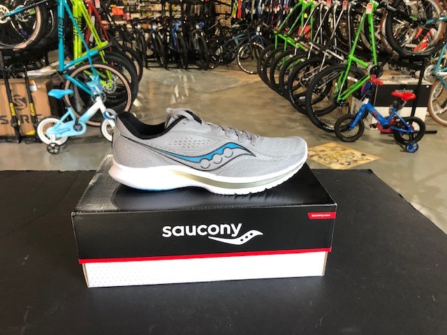 Mens Saucony Kinvara 13 Alloy/Topaz