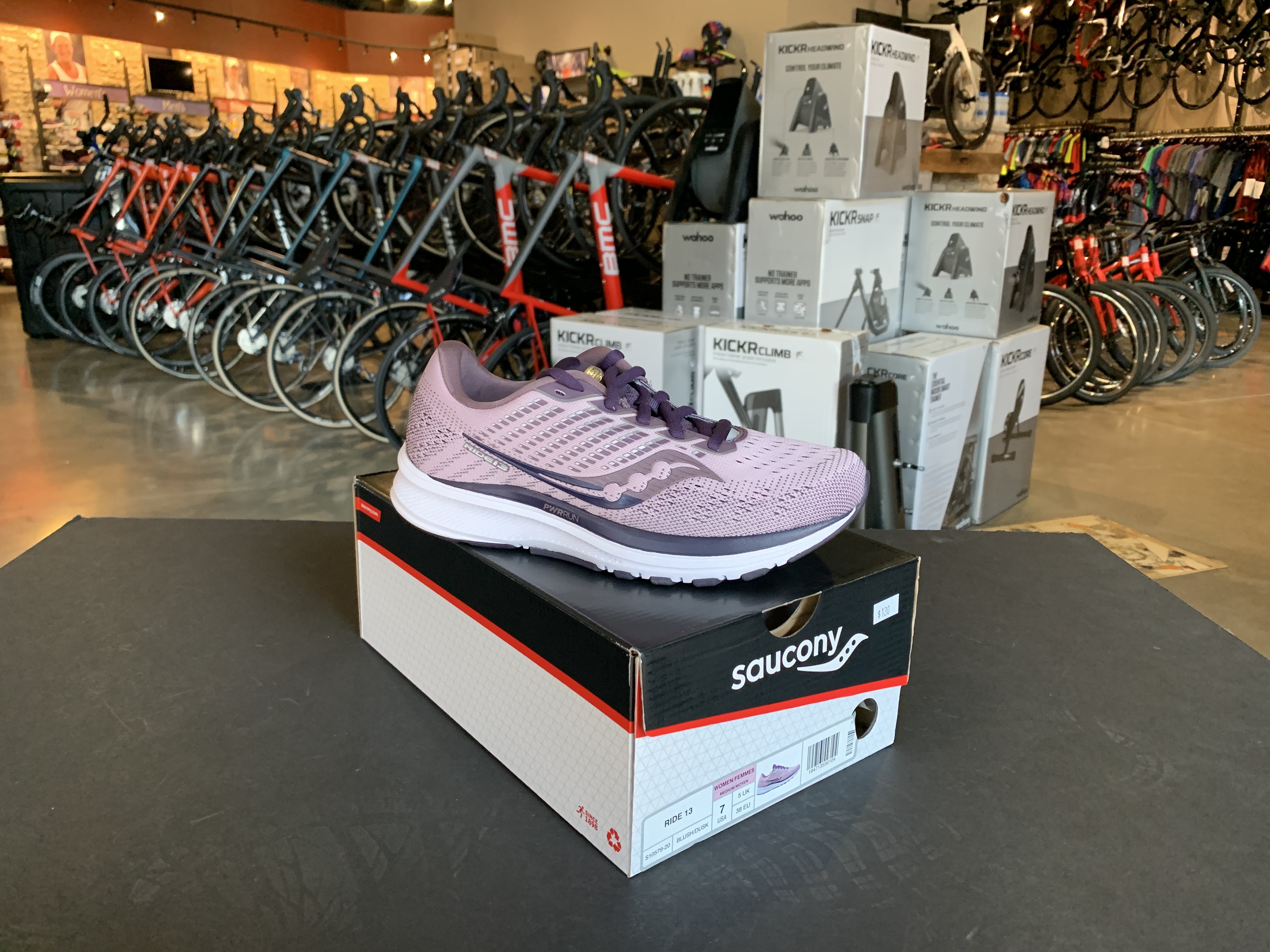 Saucony Womens Ride 13 Blush/Dusk