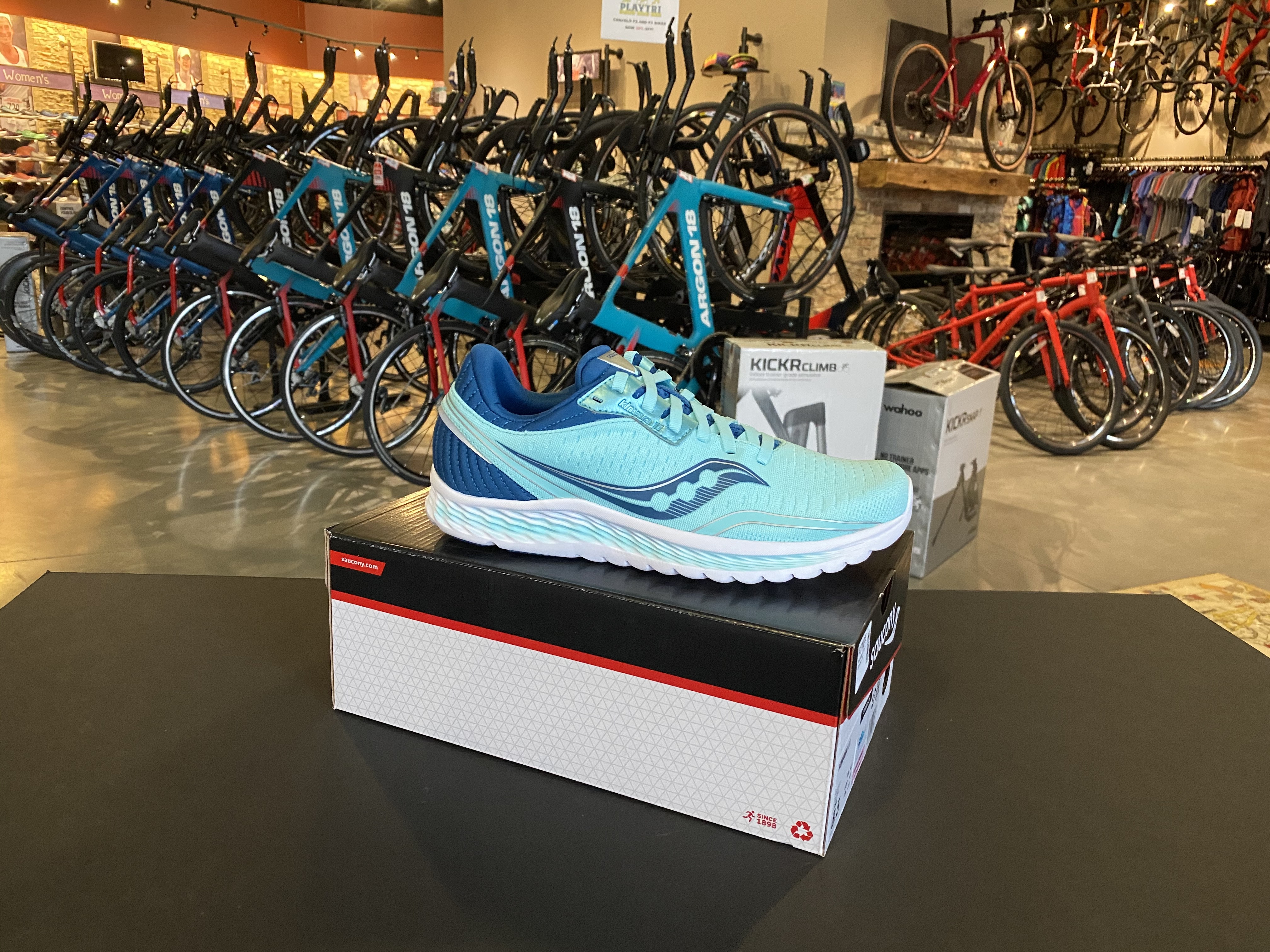 Saucony Kinvara 11 Womens Aqua/Blue
