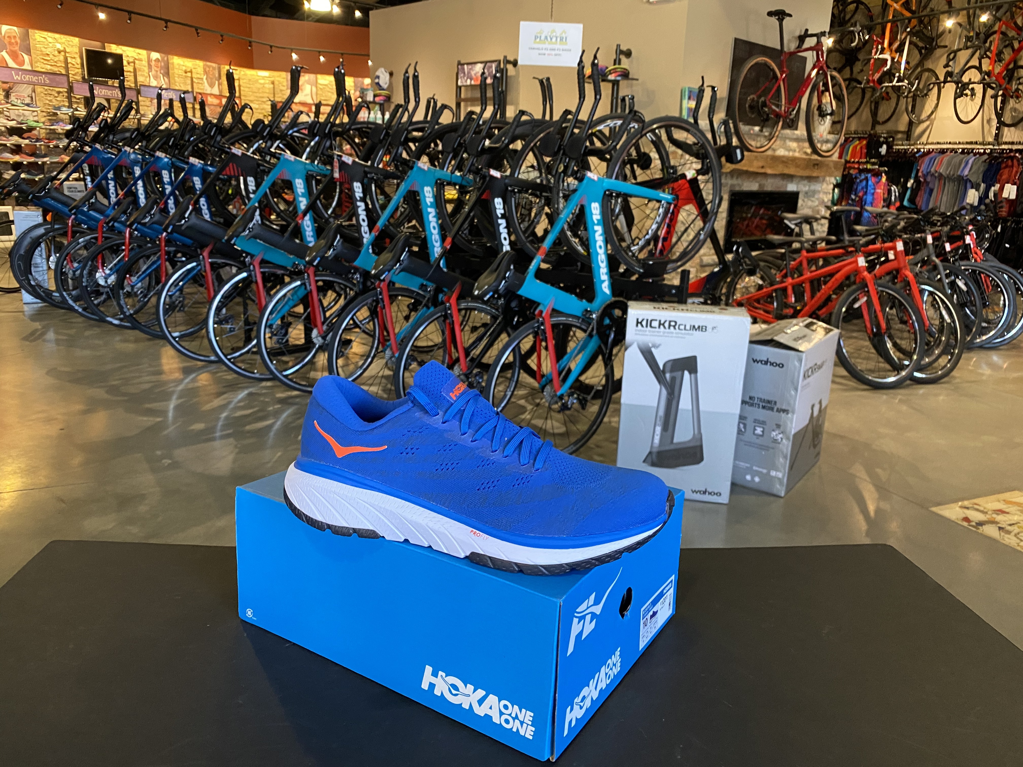 Hoka Mens Cavu 3 Imperial Blue/White