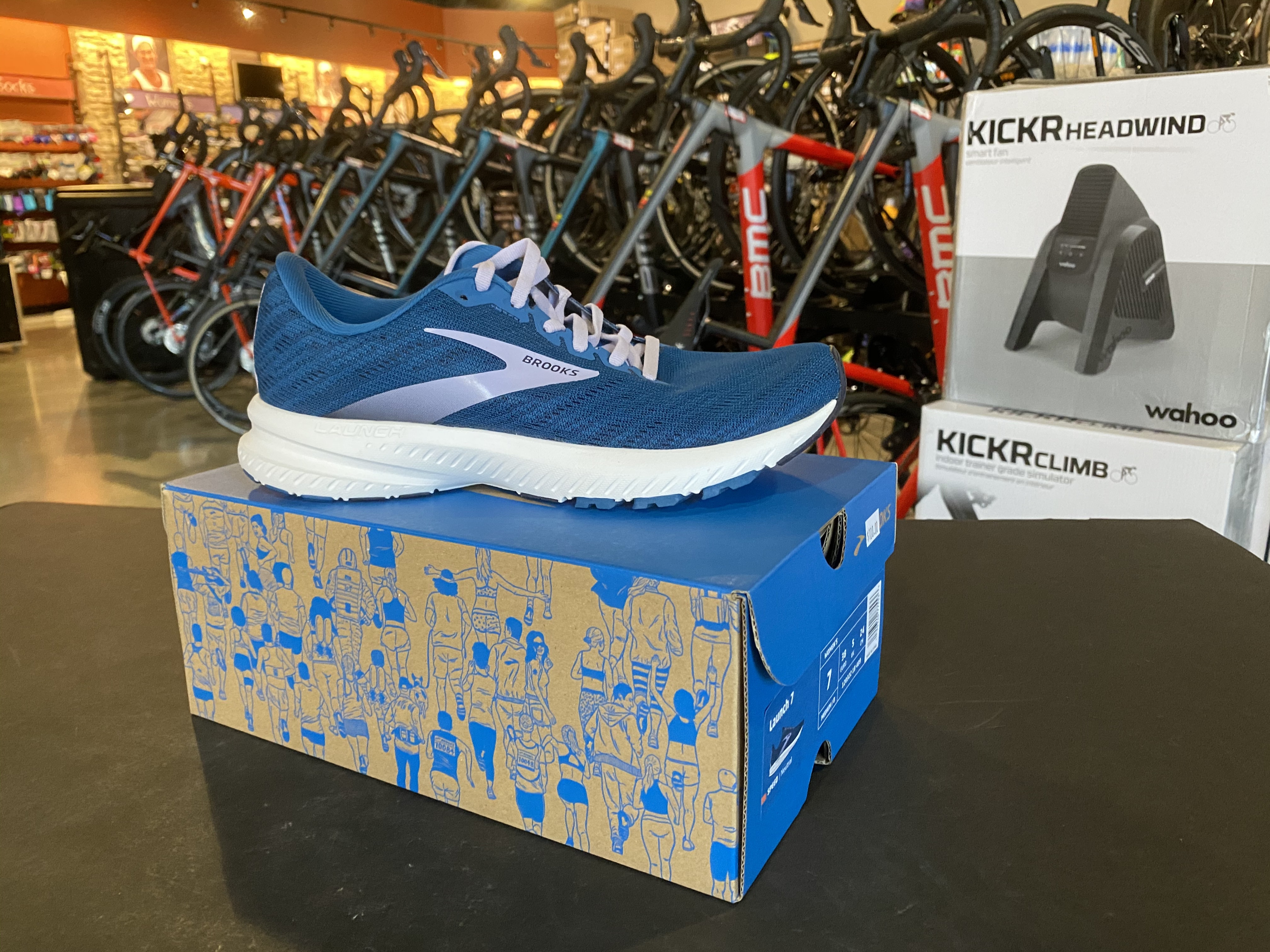 Women   s Brooks Launch 7 Blue/Purple