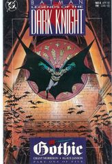 Batman: Legends Of The Dark Knight 6 Gothic Part 1: Man Without A Shadow