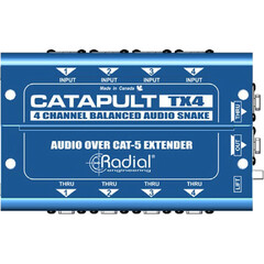 Radial Engineering Catapult TX4 4-Channel Cat 5 Snake for Audio/AES Routing (Transmitter)