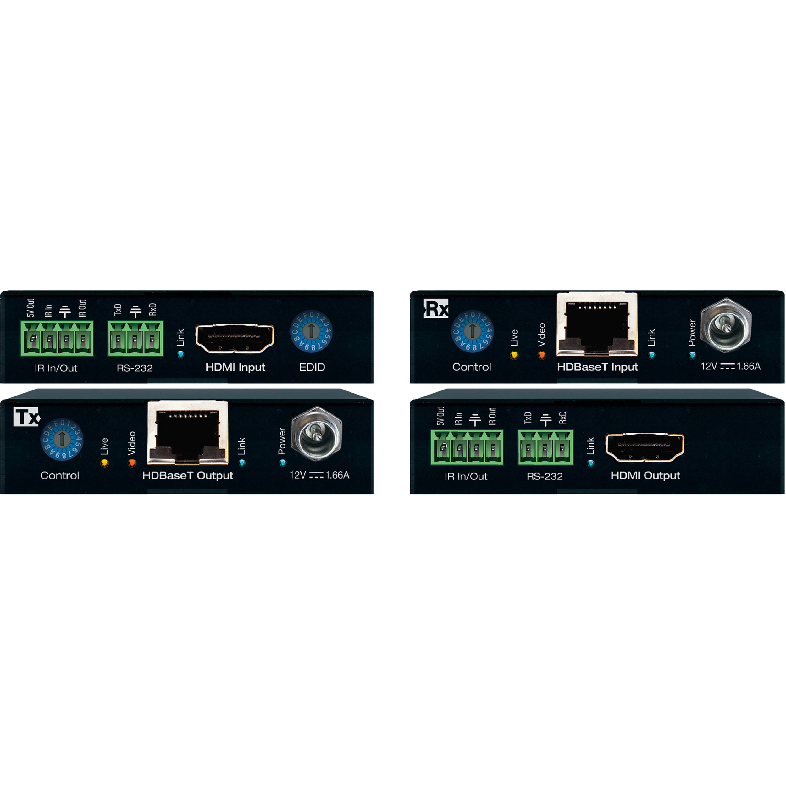Key Digital KD-X444S 4K/18G HDMI/HDBaseT Extender Kit