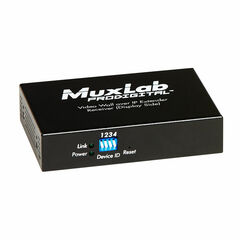 MuxLab HDMI / RS232 over IP Video Wall Receiver with PoE (330')