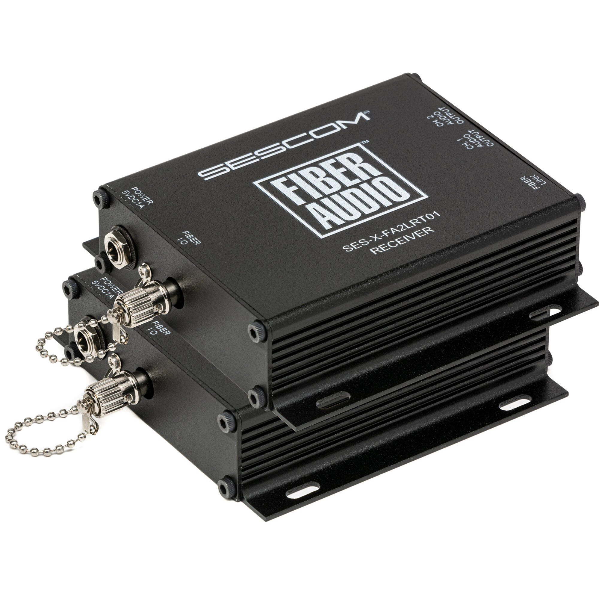 Sescom SES-X-FA2LRT01 2-Channel RCA Audio Fiber Extender