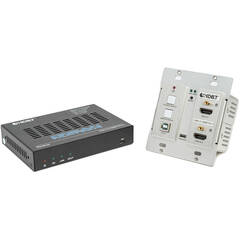 Ocean Matrix 4K HDMI over HDBaseT 2-Gang Wall Plate Extender Set with RS-232, KVM, CEC & PoC