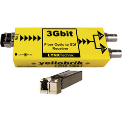 Lynx Technik AG yellobrik 3Gbit Fiber Optic to SDI Receiver (Single Mode LC Connection)