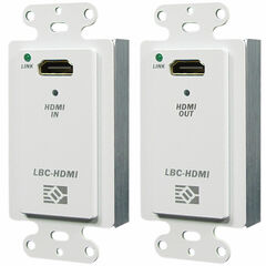 Link Bridge HDMI over HDBaseT Wall Plate Transmitter/Receiver Kit with PoH (230')