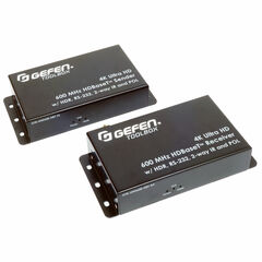 Gefen 4K Ultra HD 600 MHz HDBaseT Extender Set with HDR, RS-232, 2-Way IR & PoL (264')