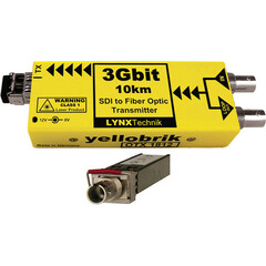 Lynx Technik AG yellobrik OTX 1812 3Gb SDI to Fiber Optic Transmitter (ST, Single-Mode)