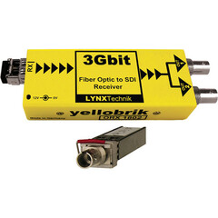 Lynx Technik AG yellobrik 3Gbit Fiber Optic to SDI Receiver (Single Mode ST Connection)