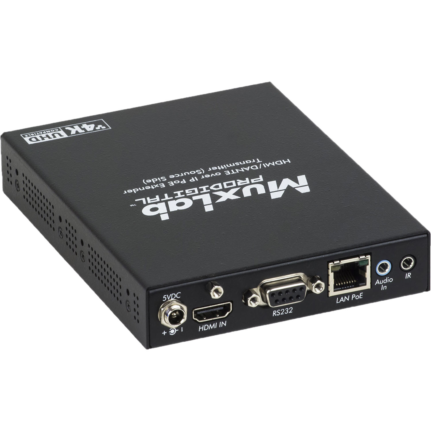 MuxLab 4K HDMI/Dante over IP PoE Transmitter