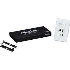MuxLab HDMI/USB-C KVM Extender Kit HDBT, 4K/60
