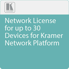 Kramer Network License for up to 30 Devices for Kramer Network Platform