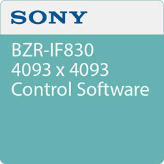 Sony BZR-IF830 4093 x 4093 Control Software