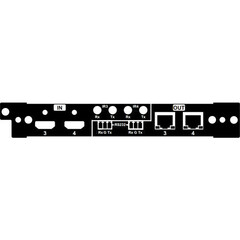 Zigen HX-100-RSC Right Side HDMI to HDbaseT I/O Card (328')