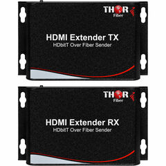 Thor HDMI over Single Fiber Optic Cable Transmitter & Receiver Kit