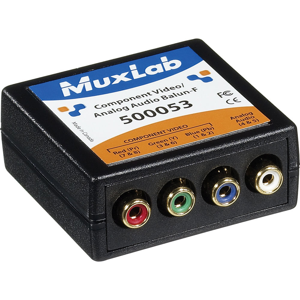 MuxLab Component Video/Analog Audio Balun (Transmitter)