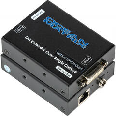 Ocean Matrix 1080p/60 DVI Extender Kit over Single Cat5e/6 with PoC