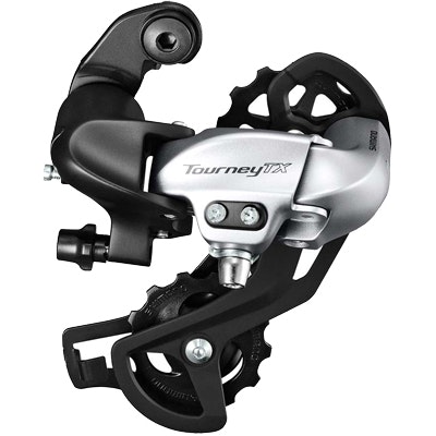 Shimano Tourney Rear Derailleur TX800 Silver 2017