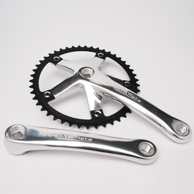 Vuelta Pista Track Crank Silver