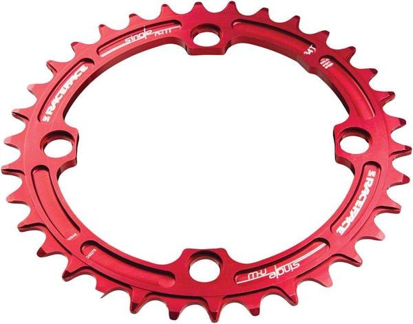 Raceface CHAINRING SINGLE NARROW WIDE 104 Red 2017