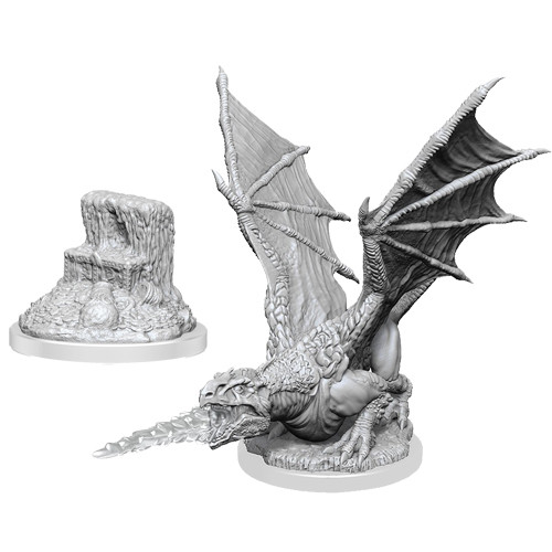 D&D Nolzurs Marvelous Miniatures: W19 White Dragon Wyrmling