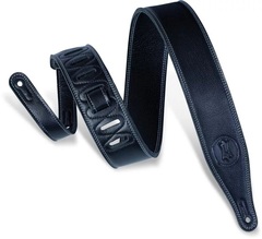 Levy's M17 2.5-inch Triple-Ply Garment Leather Strap - Black