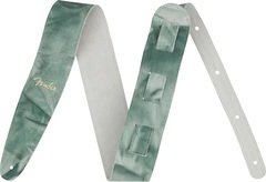 Fender Tie-dye Leather Strap - Sage Green