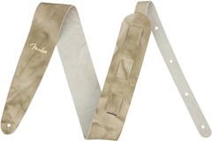 Fender Tie-dye Leather Strap - Natural