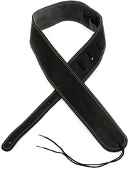 Martin Ball Glove Leather and Suede Guitar Strap - Black