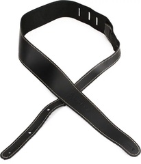 Martin Slim Leather Strap - Black