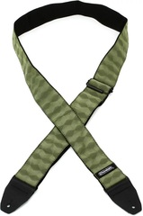 Dunlop D6710 Jacquard Guitar Strap - Hexagon Echo Olive