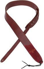 PRS Premium Leather Strap - Burgundy