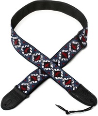 PRS Jacquard Hootenanny Style Nylon Guitar Strap - Red/White/Blue