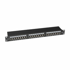 Platinum Tools 24-Port Cat6 Shielded Patch Panel (1 RU)