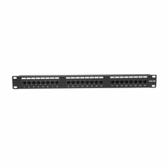 Platinum Tools 24-Port Cat5e Non-Shielded Patch Panel (1 RU)