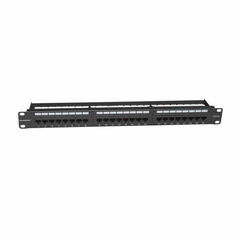 Platinum Tools 24-Port Cat6 Non-Shielded Patch Panel (1 RU)