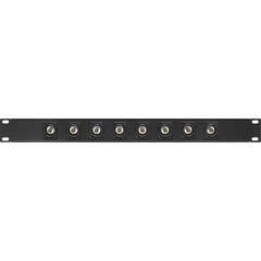 My Custom Shop 8-Port Recessed Canare 75-Ohm 12G-SDI BNC Patch Panel (1 RU)