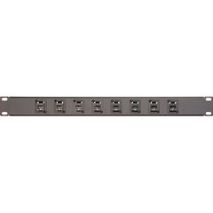 TecNec 2-RU 16-Point RJ45 Feed-Thru Patch Panel