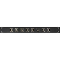 My Custom Shop 8-Port 75-Ohm Recessed Neutrik BNC Feed-Thru Patch Panel (1 RU)