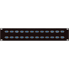 TecNec 12-Point 9-Pin Sub-D Male Patch Bay