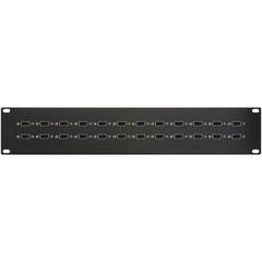 My Custom Shop 24-Point VGA Female To Female Feedthru 2RU Patch Panel