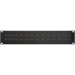 My Custom Shop 24-Point VGA Male-Male Feedthru 2RU Patch Panel