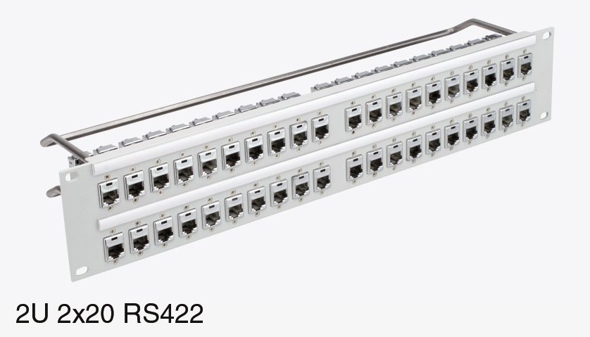 TecNec 24-Port RS-422 Patch-Bay Female