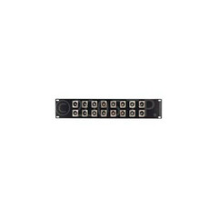 TecNec 2-RU Switchcraft E Series 16 PT RCA-RCA Feed-Thru Patch Panel