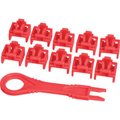 NTW PortBlocker 10-Pack (Red)